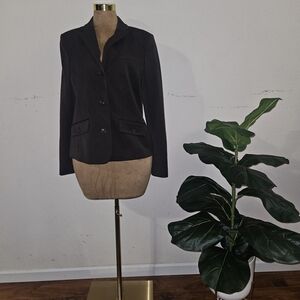 Eddie Bauer Classic Dark Olive Women's Blazer 18 Tall